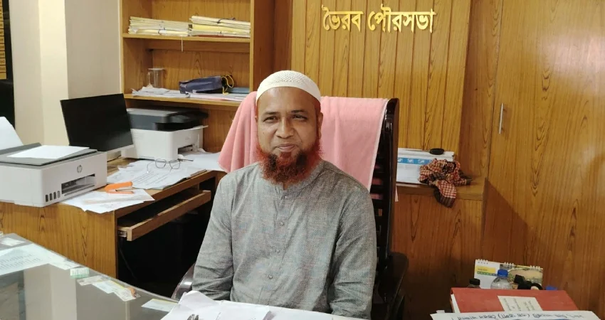 ভৈরব পৌর নির্বাহী কর্মকর্তাকে কাফনের কাপড় পাঠিয়ে প্রাণনাশের হুমকি
